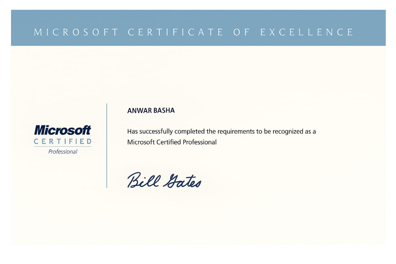 Certificate 3